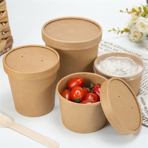 Wholesale Kraft Paper Soup Bowl - Image 4